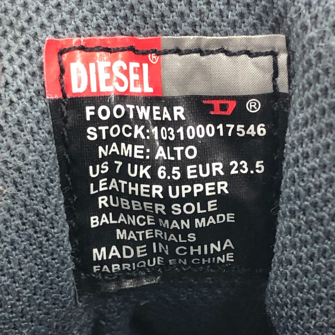 DIESEL(ディーゼル)の〇〇DIESEL ディーゼル FW05 SALES SAMPLE キッズ スニーカー 15cm 103100017546 グレー キッズ/ベビー/マタニティのキッズ靴/シューズ(15cm~)(スニーカー)の商品写真