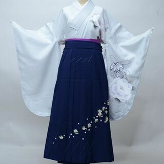 二尺袖 袴フルセット ジュニア用へ直し 135～150cm NO39285-2(和服/着物)