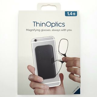 LIBERTA - 新品！スマホ貼り付けられる拡大鏡◆Thin Optics◆老眼鏡(+1.40)