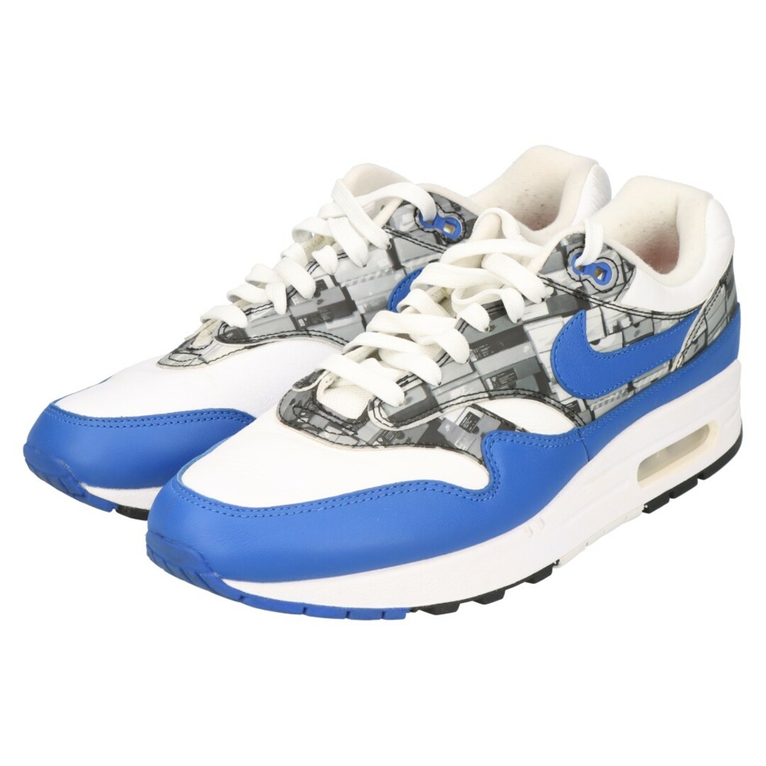 NIKE(ナイキ)のNIKE ナイキ AIR MAX 1 PRNT エアマックスプリント ローカット スニーカー シューズ US8/26.0cm ブルー/ホワイト AQ0927-100 メンズの靴/シューズ(スニーカー)の商品写真