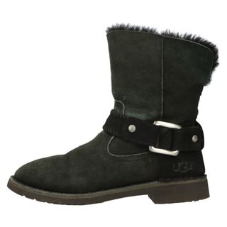 アグ(UGG)のUGG アグ Cedric Biker Boots セドリックバイカー ムートンブーツ ブラック レディース US6/23cm 1012360-BLK-06(ブーツ)