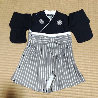 袴ロンパース　男の子　サイズ69センチ(和服/着物)