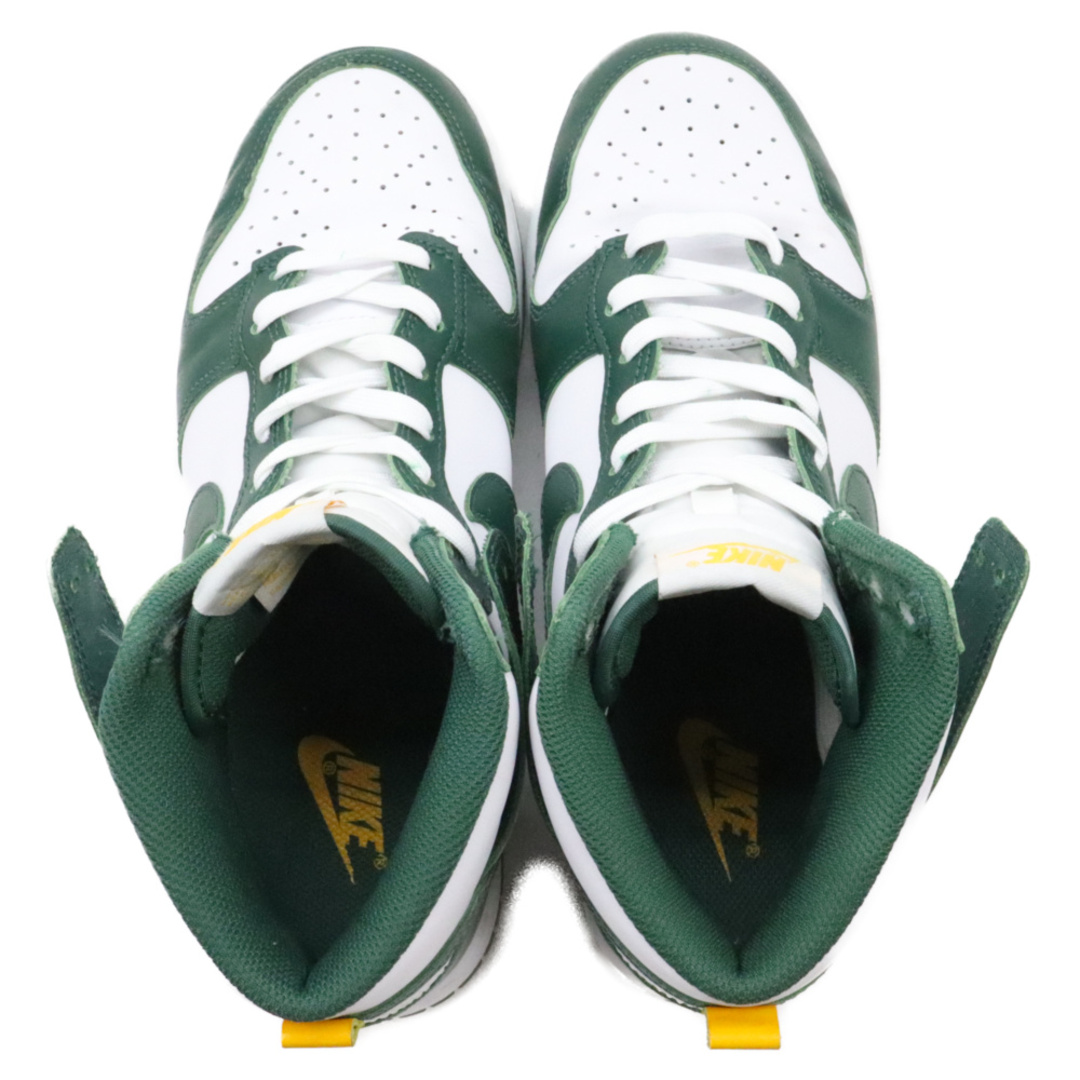 NIKE(ナイキ)のNIKE ナイキ DUNK HIGH RETRO Noble Green ダンク ハイレトロ ノーブルグリーン/ホワイト DD1399-300 US8.5/26.5cm メンズの靴/シューズ(スニーカー)の商品写真