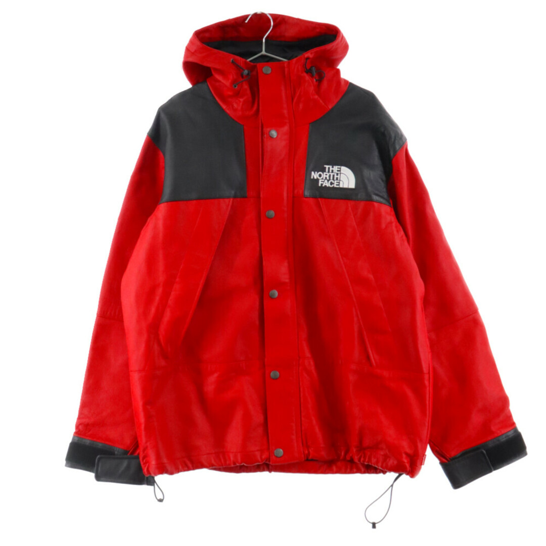 Supreme(シュプリーム)のSUPREME シュプリーム 18AW×THE NORTH FACE Leather Mountain Parka レザーマウンテンパーカー ジップアップレザーパーカージャケット レッド NP61807I メンズのジャケット/アウター(マウンテンパーカー)の商品写真