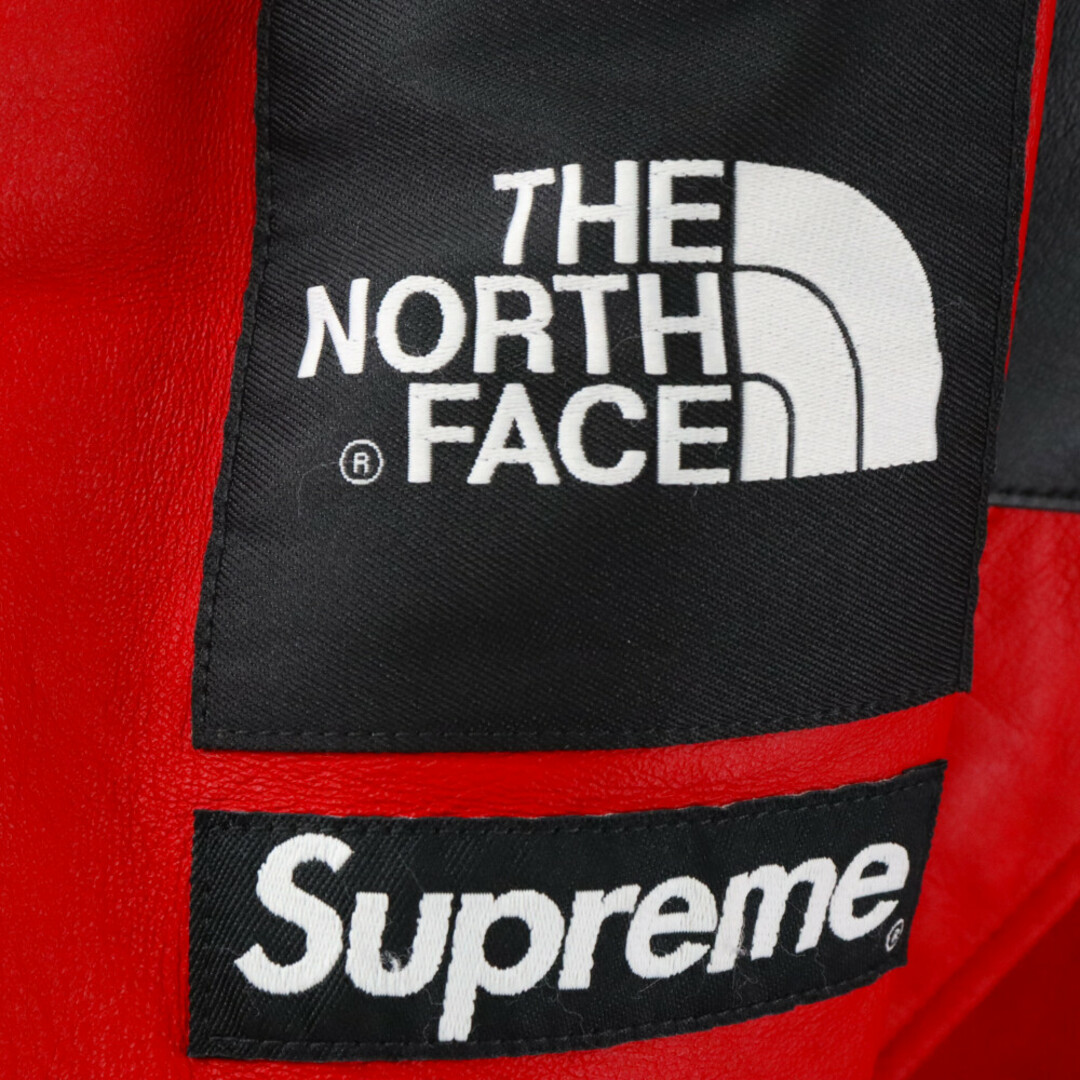 Supreme(シュプリーム)のSUPREME シュプリーム 18AW×THE NORTH FACE Leather Mountain Parka レザーマウンテンパーカー ジップアップレザーパーカージャケット レッド NP61807I メンズのジャケット/アウター(マウンテンパーカー)の商品写真