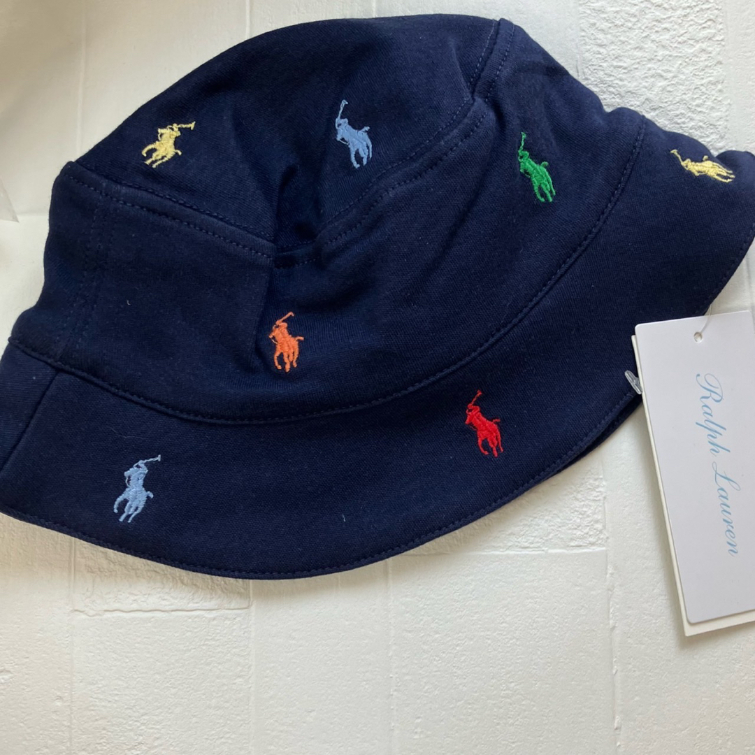 Ralph Lauren(ラルフローレン)の3-9m  ラルフローレン  ベビー　ハット　マルチポニー キッズ/ベビー/マタニティのこども用ファッション小物(帽子)の商品写真