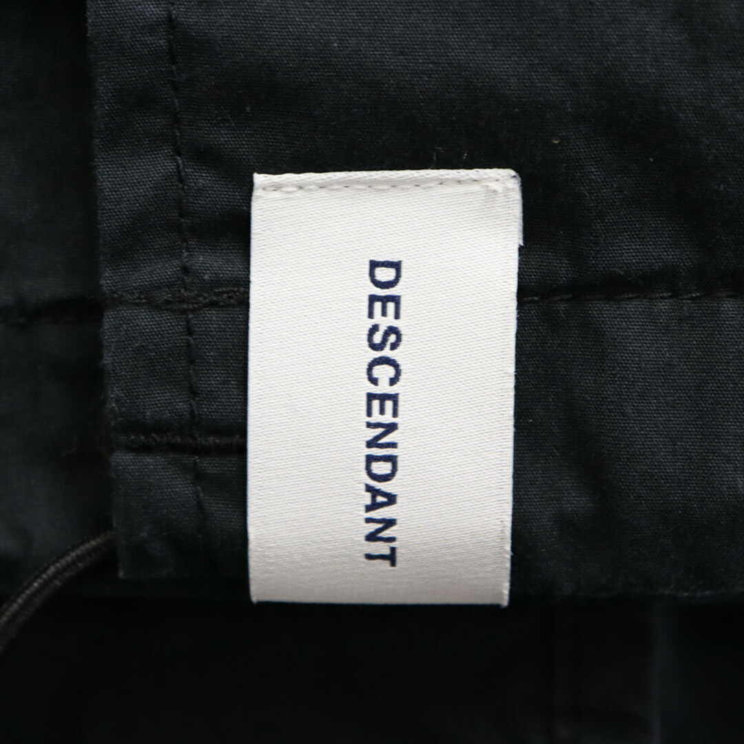 DESCENDANT(ディセンダント)のDESCENDANT ディセンダント D-51M NYLON JAKET ロゴ刺繍 ミリタリー モッズコート ネイビー メンズのジャケット/アウター(モッズコート)の商品写真