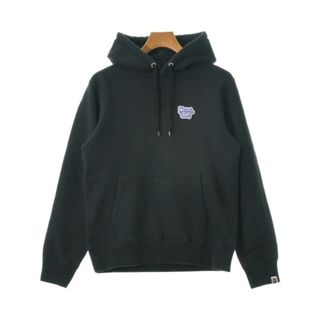 アベイシングエイプ(A BATHING APE)のA BATHING APE アベイシングエイプ パーカー M 黒 【古着】【中古】(パーカー)