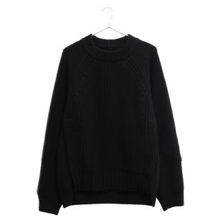 sacai サカイ　ラグランスリーブ　ニットケーブル編みウール100%