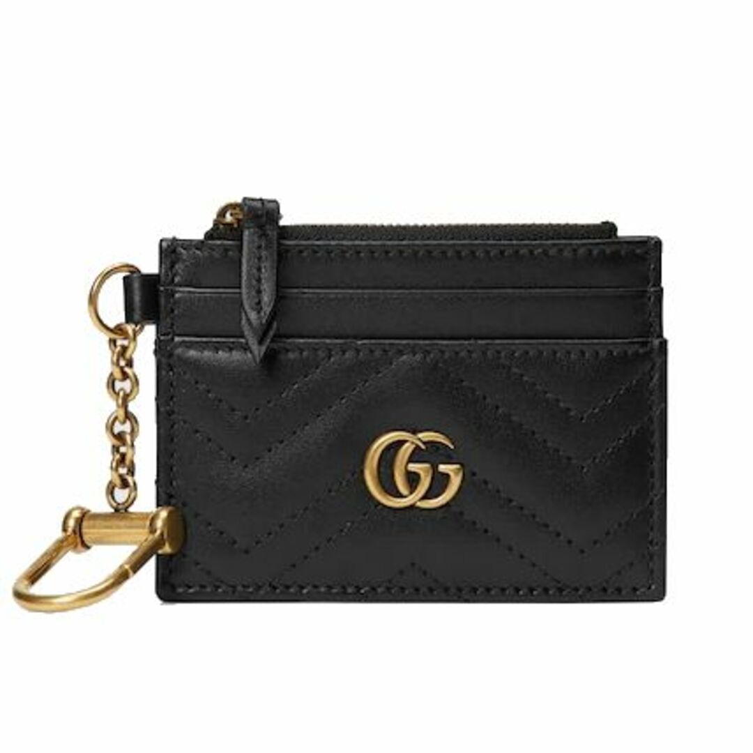 ●新品/正規品● GUCCI GGマーモント キーチェーン付き ウォレット