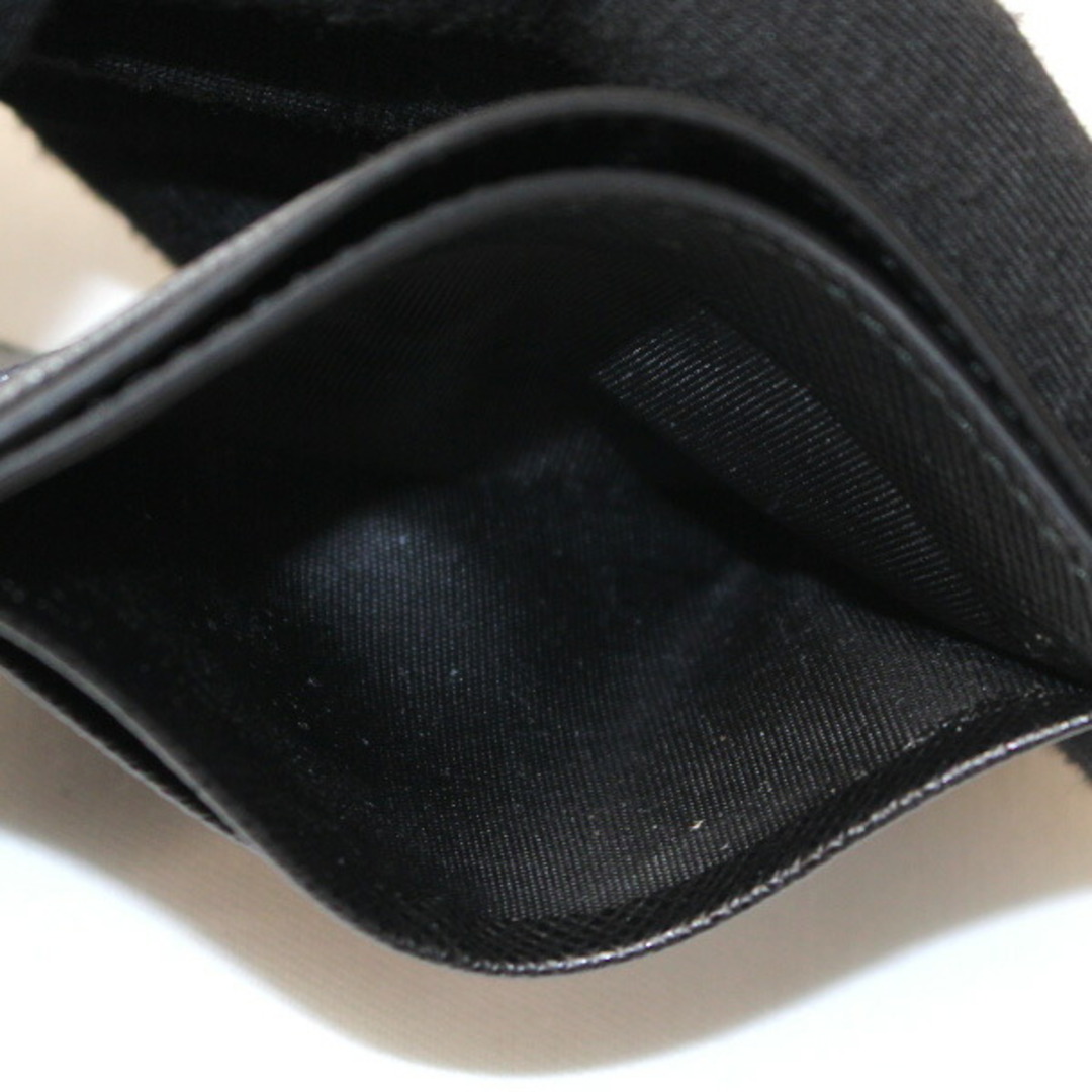 PRADA(プラダ)のPRADA プラダバイカラー カードケース ブラック/グレー 2MC223 ユニセックス【中古】 レディースのファッション小物(パスケース/IDカードホルダー)の商品写真