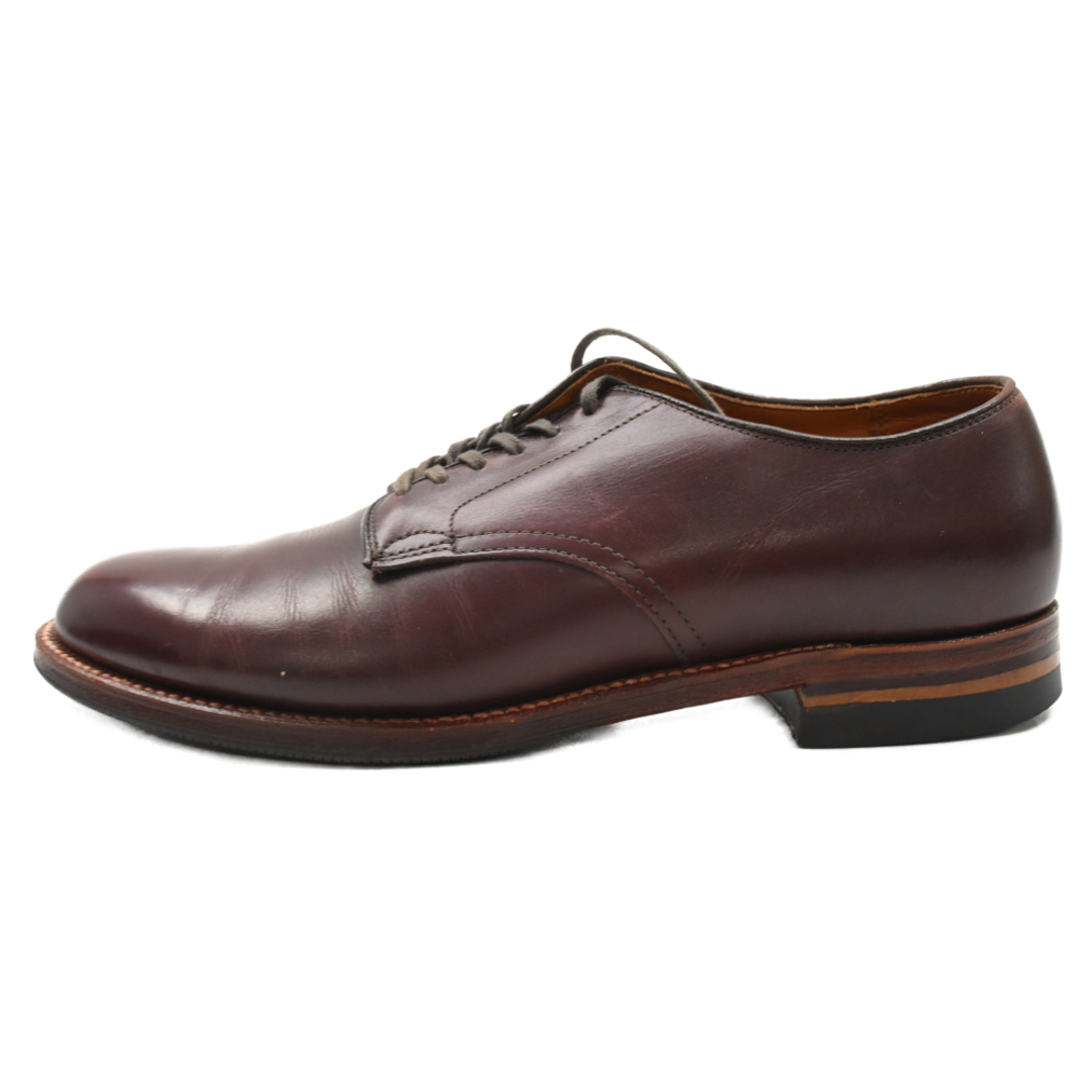 Alden オールデン  53662 トゥモローランド別注 Military Plain Toe Ox. ミリタリープレーントゥ オックスフォード ドレスシューズ カーフレザー ワインレッド107センチヒール