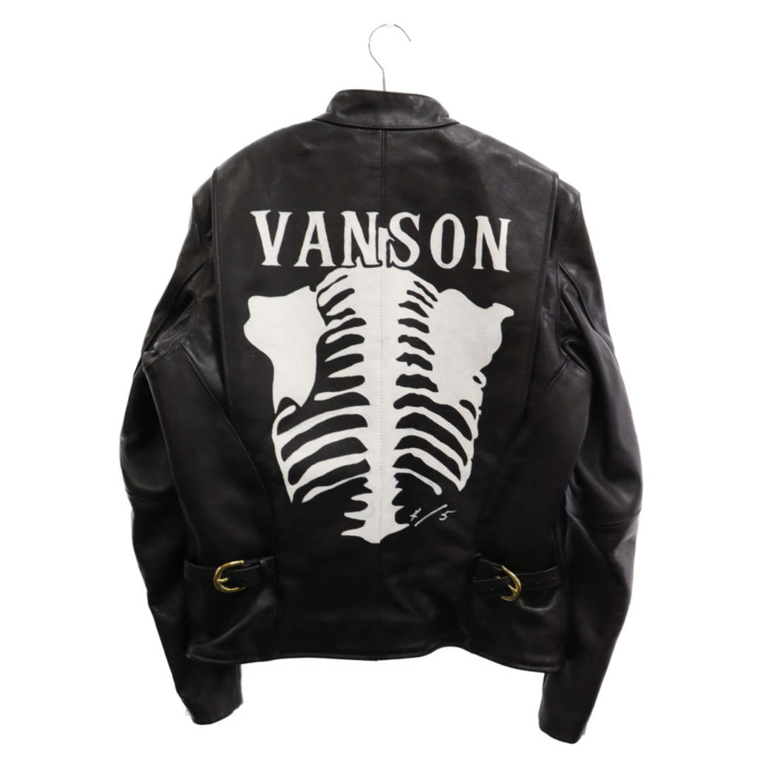 VANSON バンソン TYPE B 4/5 ボーンペイントカスタムレザージャケット