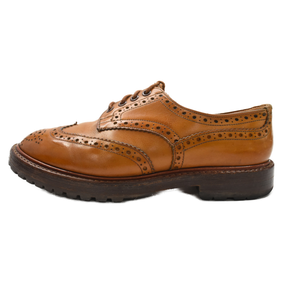 Tricker's トリッカーズ バートン ウィングチップレザーローカットシューズ M5633 ブラウン112センチヒール