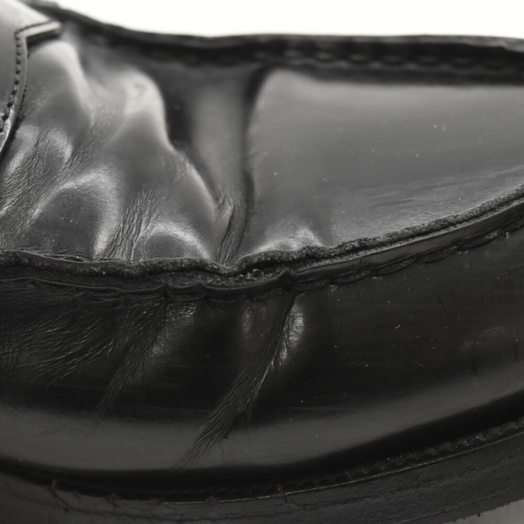 DSQUARED2(ディースクエアード)のDSQUARED2 ディースクエアード レザープレート付きローファー ドレスシューズ ブラック メンズの靴/シューズ(ドレス/ビジネス)の商品写真