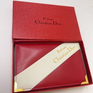 Christian Dior - 長期保管品 クリスチャンディオール 定期入れ パスケース 名刺入れ 赤 レッド