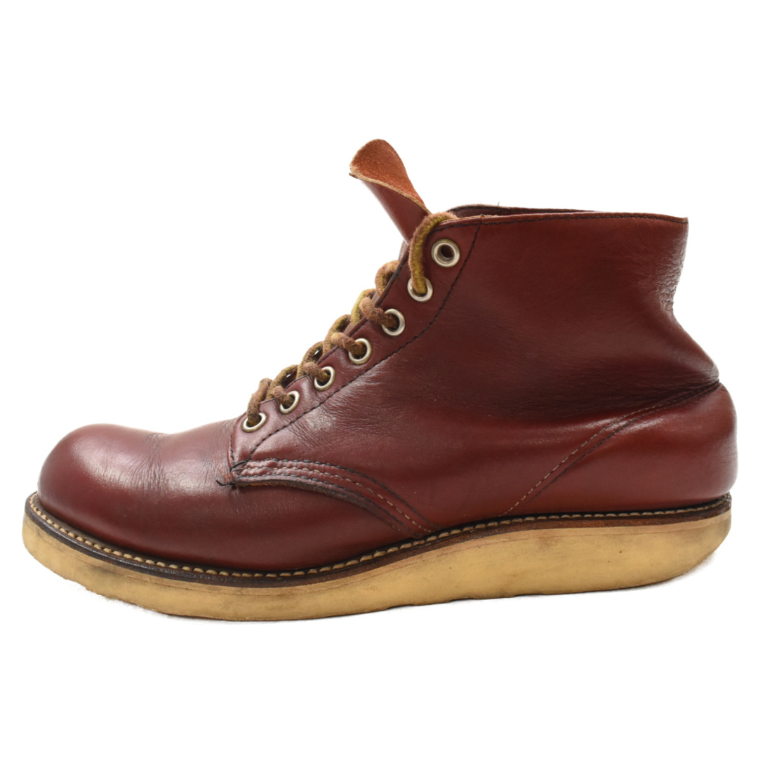 REDWING(レッドウィング)のRED WING レッド ウイング 8166 6 CLASSIC ROUND 6インチ クラシック ラウンドトゥ レザーブーツ バーガンディ メンズの靴/シューズ(ブーツ)の商品写真