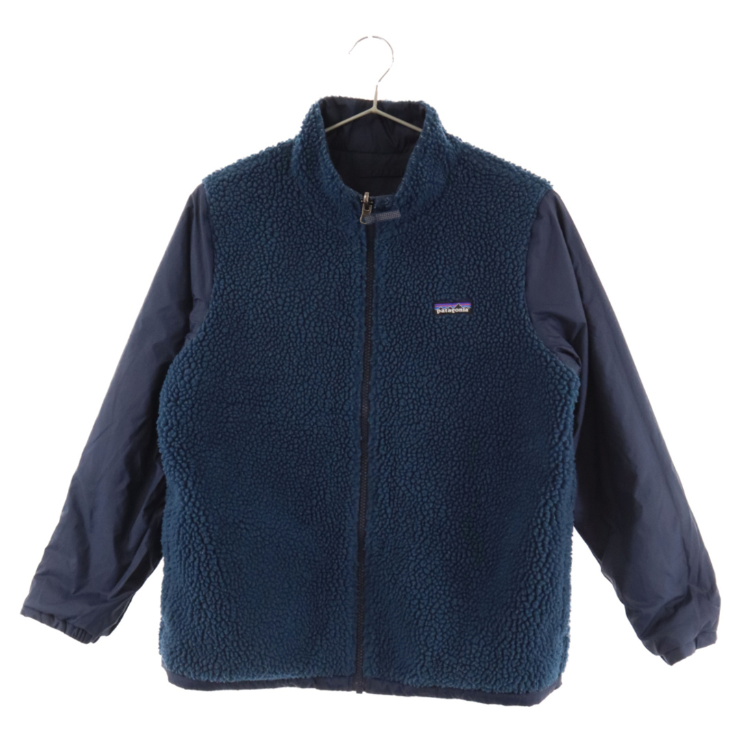 patagonia(パタゴニア)のPATAGONIA パタゴニア リバーシブルジップ フリース キッズ・フォーインワン・エブリデー・ジャケット ネイビー STY68035FA19 メンズのジャケット/アウター(フライトジャケット)の商品写真