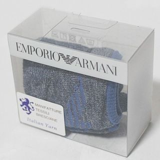 エンポリオアルマーニ(Emporio Armani)の新品 エンポリオアルマーニ バックロゴ フットカバーG（ショート）25‐27cm(ソックス)