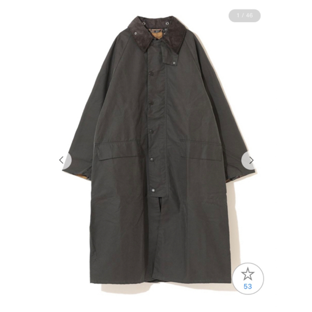 Barbour(バーブァー)のBarbour  バブアー　ワックスコットン　ロングコート メンズのジャケット/アウター(ステンカラーコート)の商品写真