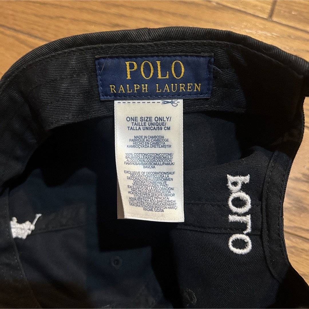 POLO RALPH LAUREN(ポロラルフローレン)のラルフローレン キャップ ブラック メンズの帽子(キャップ)の商品写真