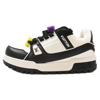 ルイヴィトン(LOUIS VUITTON)のLOUIS VUITTON ルイヴィトン LV Trainer Maxie Sneaker LV トレイナー マキシ ライン スニーカー MS0263/1ABZQ9 ブラック/ホワイト(スニーカー)