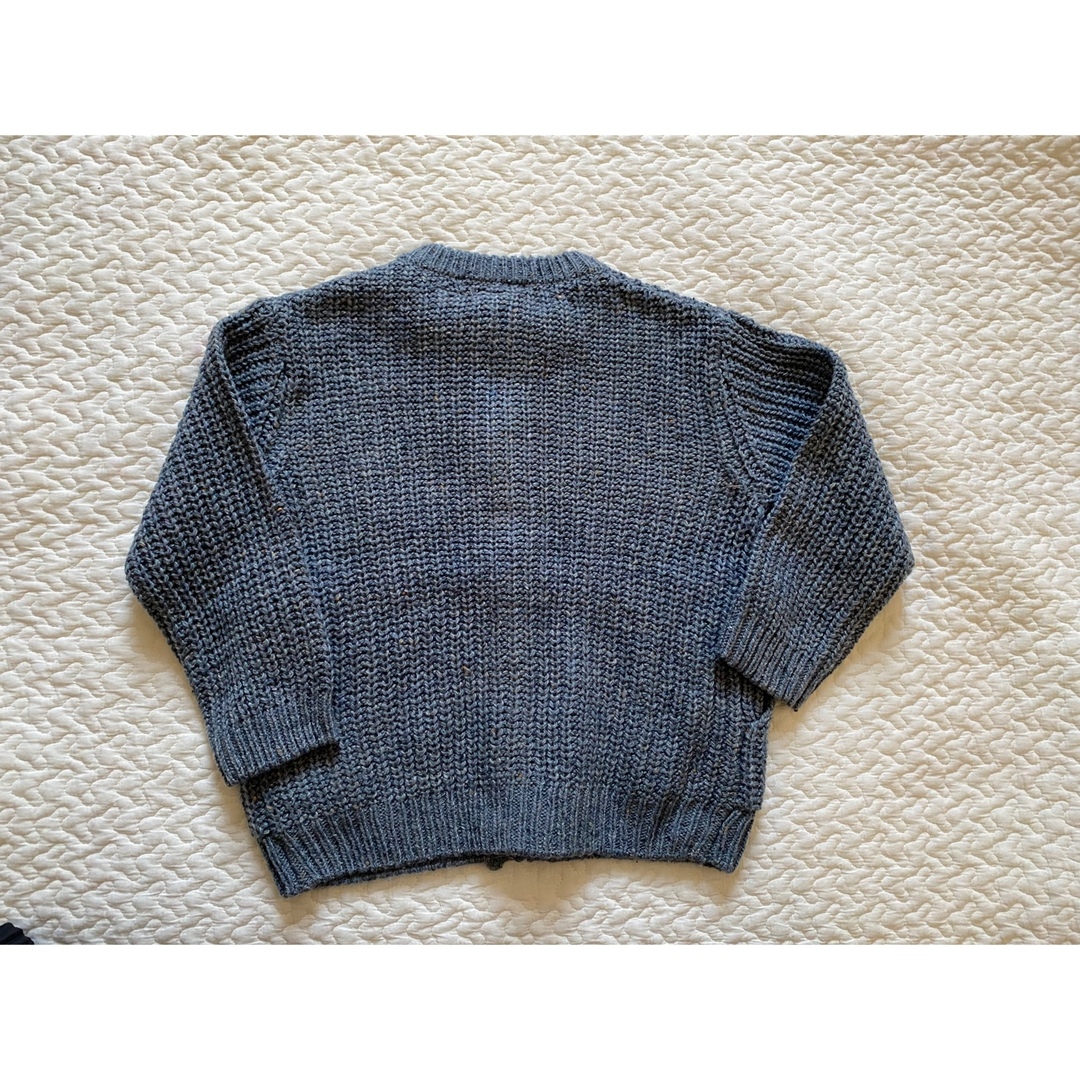 ZARA KIDS(ザラキッズ)のZARA ザラベイビー　ニット　カーディガン キッズ/ベビー/マタニティのキッズ服男の子用(90cm~)(カーディガン)の商品写真