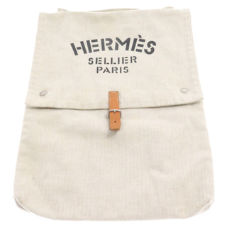 エルメス(Hermes)のHERMES エルメス バギー バゲッジ アリーヌ キャンバス トートバッグ ベージュ(トートバッグ)