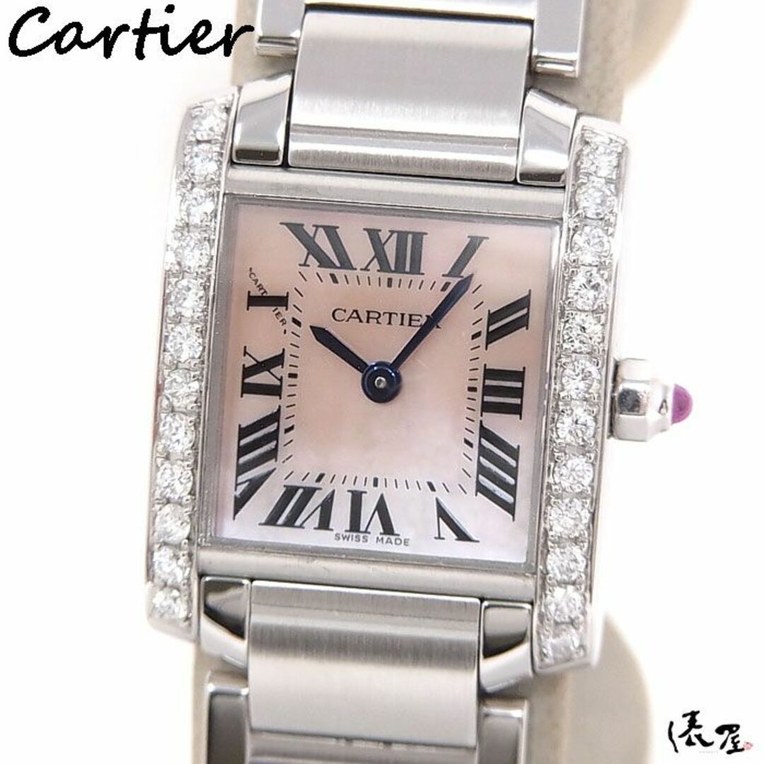 Cartier - 【ダイヤベゼル】カルティエ タンクフランセーズ SM ピンク ...