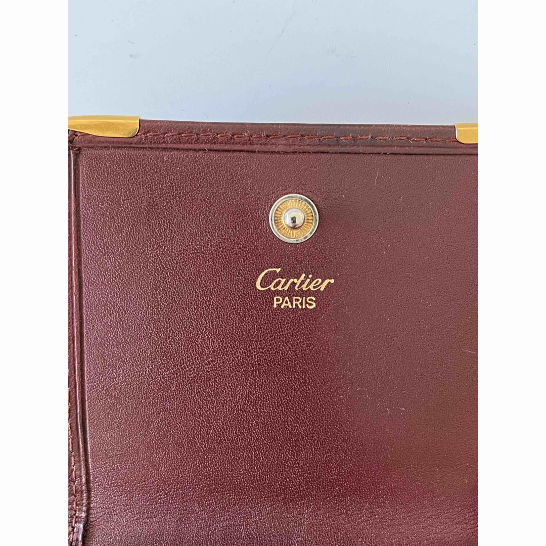 Cartier(カルティエ)のCartier　カルティエ　コインケース　ボルドー レディースのファッション小物(コインケース)の商品写真