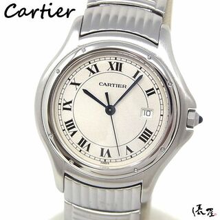 カルティエ(Cartier)の【希少モデル】カルティエ 旧型 パンテール クーガー LM 極美品 ヴィンテージ メンズ Cartier 時計 腕時計 中古【送料無料】(腕時計(アナログ))