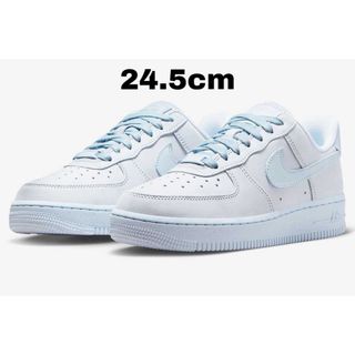 ナイキ(NIKE)のナイキ ウィメンズ エアフォース1 ロー PRM ブルーティント 24.5cm(スニーカー)