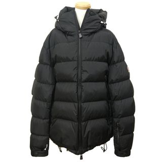 モンクレール(MONCLER)のモンクレール ガムブルー ダウンジャケット バックロゴ プリント ブラック 黒(ダウンジャケット)