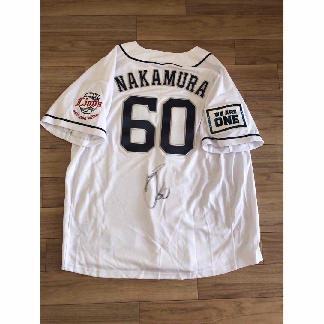 激安大特価! Majestic - 【新品・未着用】埼玉西武ライオンズ 中村剛也選手 実使用、サイン入り