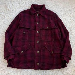 フリーホイーラーズ(FREEWHEELERS)の【極美品】フリーホイーラーズ　ウール地 ハンティング コート　オンブレ チェック(カバーオール)