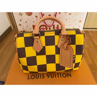 ルイヴィトン(LOUIS VUITTON)のLouis Vuittonスピーディ・バンドリエール 25 ダミエポップ　YEL(ショルダーバッグ)