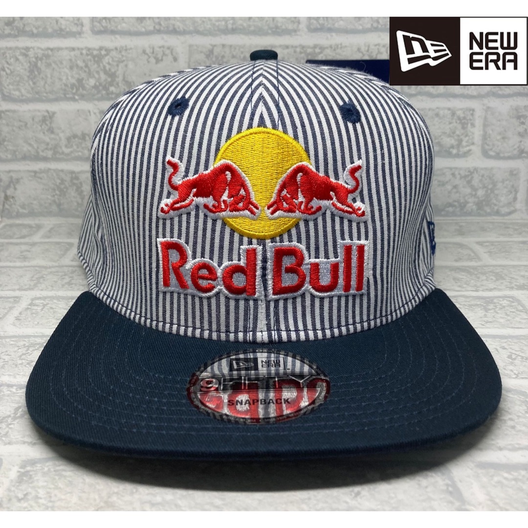 NEW ERA(ニューエラー)の【新品】RedBull ニューエラキャップ　ストライプ　翌日発送 メンズの帽子(キャップ)の商品写真