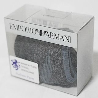 エンポリオアルマーニ(Emporio Armani)の新品 エンポリオアルマーニ バックロゴ フットカバーH（ショート）25‐27cm(ソックス)