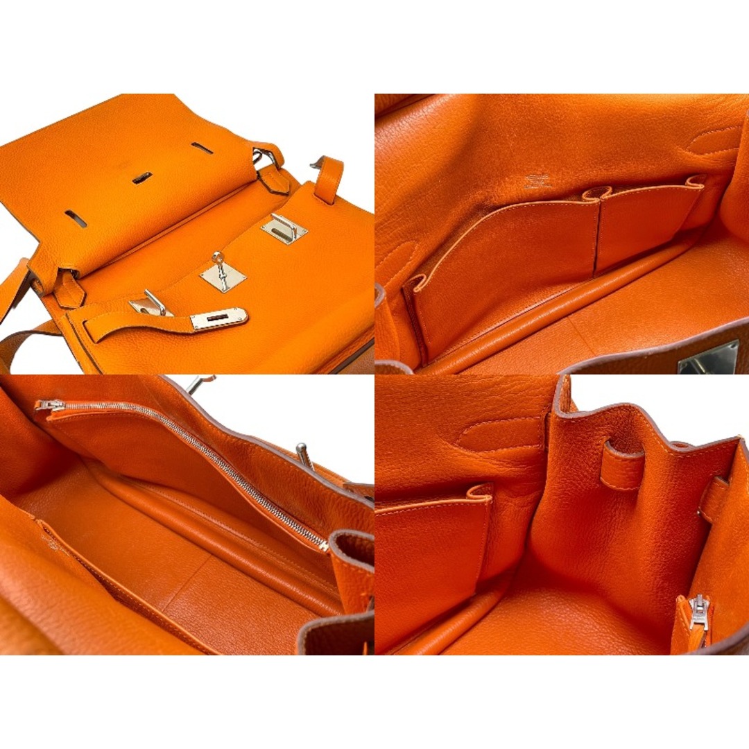 レディースHERMES エルメス ショルダーバッグ ジプシエール34 □O金具 トリヨンクレマンス フー シルバー金具 良品  59081