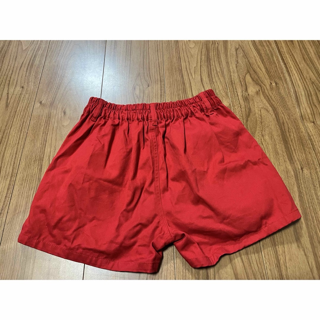 しまむら(シマムラ)のしまむら　ショートパンツ　160㎝　レッド キッズ/ベビー/マタニティのキッズ服女の子用(90cm~)(パンツ/スパッツ)の商品写真