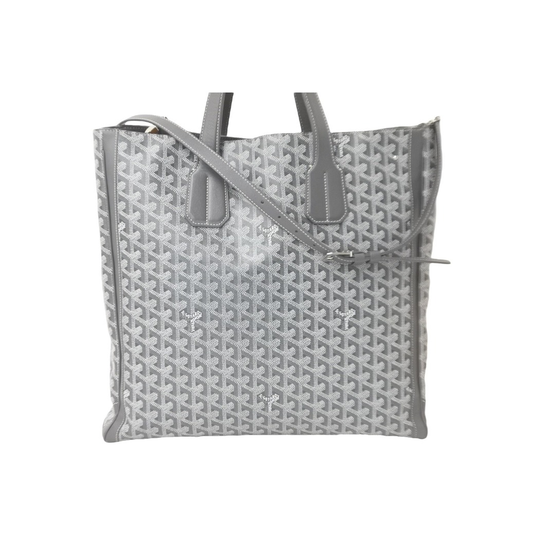 GOYARD(ゴヤール)のGOYARD ゴヤール トートバッグ サックヴォルテール 2way ヘリンボーン柄 グレー シルバー金具 美品 中古 59004 レディースのバッグ(トートバッグ)の商品写真