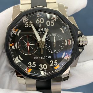 コルム(CORUM)のコルム メンズ アドミラルズカップ リープセコンド48 自動巻  SS(腕時計(アナログ))