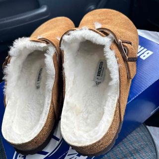 ビルケンシュトック(BIRKENSTOCK)のビルケンシュトックスリッパ‼️クロックス冬用‼️　新古品(スリッポン/モカシン)