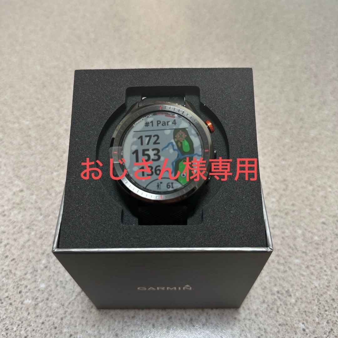 GARMIN(ガーミン)のGARMIN APPROACH S62 BLACK チケットのスポーツ(ゴルフ)の商品写真