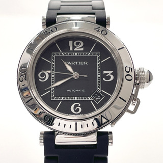 カルティエ(Cartier)のカルティエ 腕時計 パシャ シータイマー  W31077U2 ブラック(腕時計(アナログ))