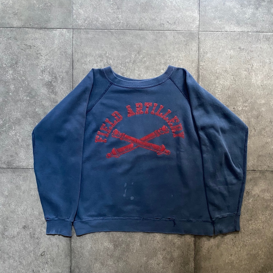 60s70s artex ヴィンテージスウェット M ネイビー×レッド USA製
