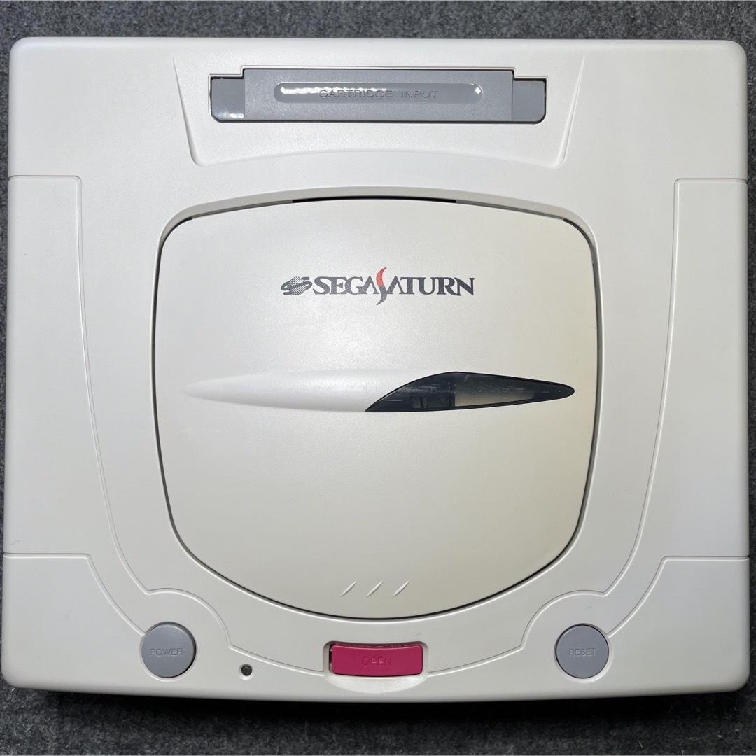 SEGA(セガ)の【状態良好】SS セガサターン 白 シロ 本体 電池交換 メンテ済み 管理805 エンタメ/ホビーのゲームソフト/ゲーム機本体(家庭用ゲーム機本体)の商品写真