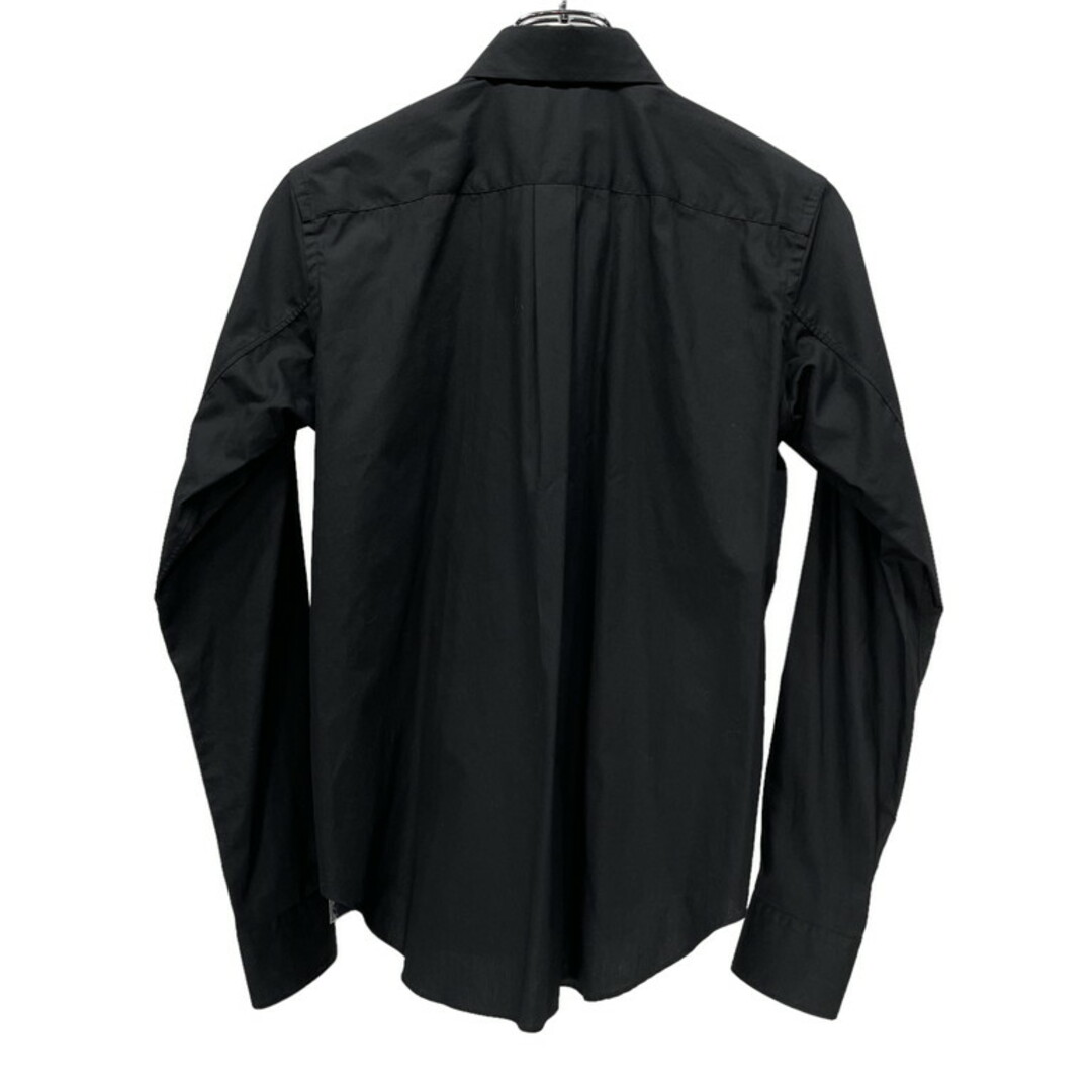 BLACK COMME des GARCONS(ブラックコムデギャルソン)のBLACK COMME des GARCONS 19SS コットンブロードフロントジップデザインシャツ ブラウス 1C-B001 未使用 定価27,500円 レディースのトップス(シャツ/ブラウス(長袖/七分))の商品写真