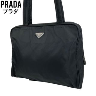 プラダ(PRADA)の✨美品　PRADA プラダ　ハンドバッグ　ブラック　テーストナイロン　黒　手提げ(ハンドバッグ)