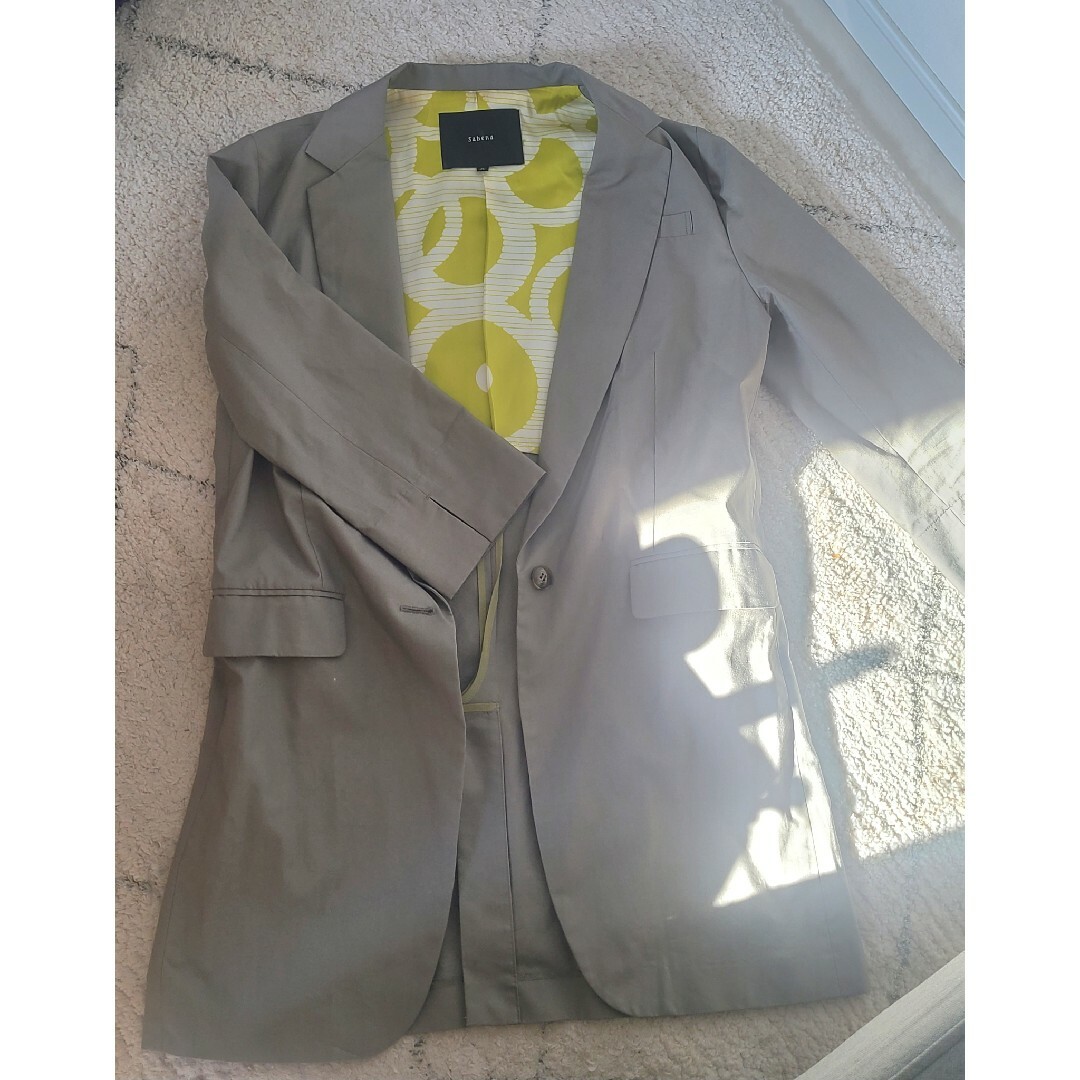 sabena ライトグレー　ジャケット レディースのジャケット/アウター(テーラードジャケット)の商品写真